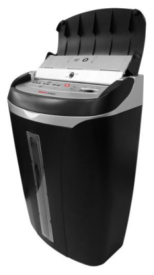 Шредер DoCash A-Feed черный с автоподачей (секр.P-4) фрагменты 8лист. 17лтр. пл.карты CD