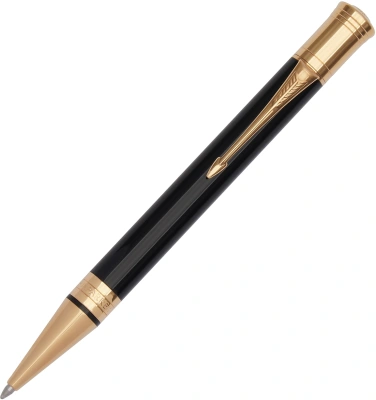 Ручка шариков. Parker Duofold K74 (1931386) Black GT M черн. черн. подар.кор.