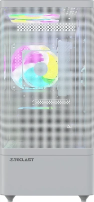 ПК Teclast G03 Ryzen 7 7700 (3.8) 32Gb SSD1Tb RTX5060TI 8Gb Windows 11 Pro GbitEth WiFi BT 500W белый (G03 770032G1T5060T8WKRU)