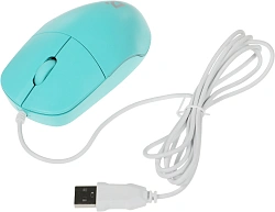Мышь Defender Azora MB-241 голубой оптическая 1200dpi silent USB 2but (52243)
