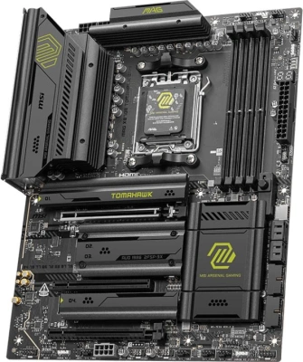 Материнская плата MSI MAG X870E TOMAHAWK WIFI SocketAM5 AMD X870E 4xDDR5 ATX AC`97 8ch(7.1) 5Gigabit RAID+HDMI
