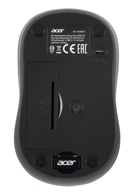 Мышь Acer OMR133 черный оптическая 1000dpi беспров. USB для ноутбука 3but (ZL.MCEEE.01G)