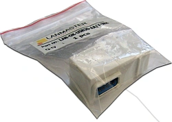 Адаптер проходной Lanmaster LAN-OK-USB30-AA/V-WH белый