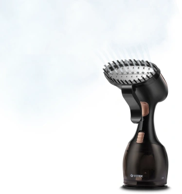 Отпариватель ручной Vitek VT-2440 1500Вт черный/золотистый