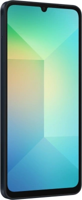 Смартфон Samsung SM-A065F Galaxy A06 64Gb 4Gb черный моноблок 3G 4G 2Sim 6.7" 720x1600 Android 14 50Mpix 802.11 a/b/g/n/ac GPS GSM900/1800 GSM1900 A-GPS microSD max1024Gb