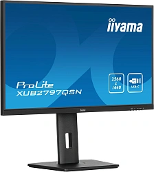 Монитор Iiyama 27" ProLite XUB2797QSN-B1 черный IPS LED 16:9 HDMI M/M матовая HAS Piv 1300:1 350cd 178гр/178гр 2560x1440 100Hz DP Quad HD 2K (1440p) USB 6.1кг