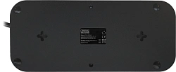 Сетевой фильтр Powercom SP-08 USB03AB 3,0М 3м (8 розеток) черный (коробка)