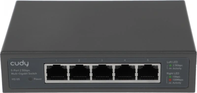 Коммутатор Cudy HS105 (L2) 5x2.5Гбит/с неуправляемый
