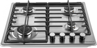 Газовая варочная поверхность Maunfeld EGHS.64.6CS/G нержавеющая сталь