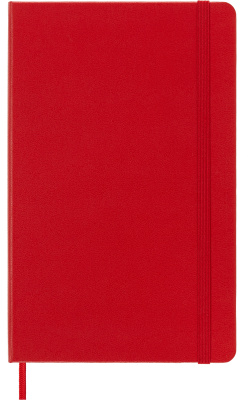 Блокнот Moleskine CLASSIC QP060R Large 130х210мм 240стр. линейка твердая обложка красный