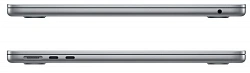 Ноутбук Apple MacBook Air A2681 M2 8 core 8Gb SSD256Gb/8 core GPU 13.6" Retina (2560x1664) macOS grey space WiFi BT Cam (Z15S0007B(MLXW3))