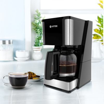 Кофеварка капельная Vitek VT-8384 700Вт черный