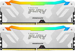 Память DDR5 2x32GB 6400MHz Kingston KF564C32RWAK2-64 Fury Renegade XMP RGB RTL Gaming PC5-51200 CL32 DIMM 288-pin 1.4В kit single rank с радиатором Ret