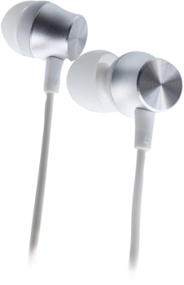 Гарнитура внутриканальные Оклик HS-S-240 1.2м белый проводные в ушной раковине (SS-E086)