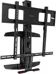 Кронштейн для телевизора Kromax ATLANTIS-99 черный 40"-65" макс.35кг настенный поворот и наклон верт.перемещ.