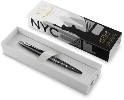 Ручка шариков. Parker Jotter Global Icons SE New York CT K179 (2187554) черн M син. черн. подар.кор.