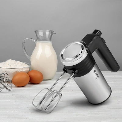 Миксер ручной Vitek VT-1404 300Вт стальной/черный