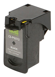 Картридж струйный Cactus CS-PG512 PG-512 черный (15мл) для Canon Pixma iP2700/MP240/MP250/MP260/MP270/MP272/MP280/MP480/MP490/MP492/MP495/MX320/MX330/MX340/MX350 с чипом