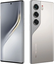 Смартфон Tecno Camon 40 Pro 256Gb 8Gb титан моноблок 3G 4G 2Sim 6.78" 1080x2436 Android 15 50Mpix 802.11 a/b/g/n/ac NFC GPS GSM900/1800 GSM1900 Protect FM