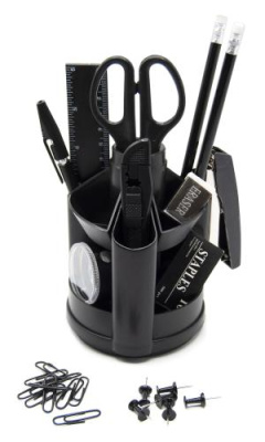 Настольный набор Silwerhof (14 предметов) пластик черный
