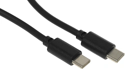 Кабель Buro PD15W USB Type-C (m)-USB Type-C (m) 1м черный