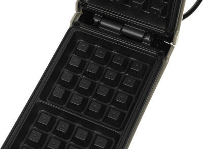 Вафельница Kitfort КТ-1690 700Вт черный/белый