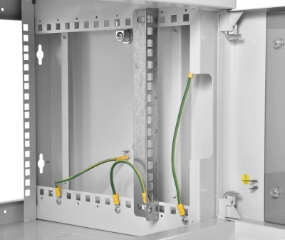 Шкаф коммутационный ЦМО (ШРН-6.500) напольный 6U 599x529мм пер.дв.стекл 200кг серый 470мм 14кг 180град. 346мм IP20 металл