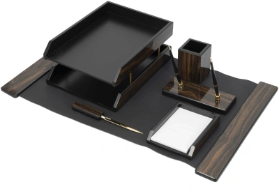 Настольный набор Good Sunrise 6FE-1A (6 предметов) черное дерево дерево/МДФ черный