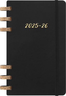 Еженедельник Moleskine ACADEMIC SPIRAL DSSPB12AMWH3 Large 150х210мм 200стр. кремовые страницы спираль черный