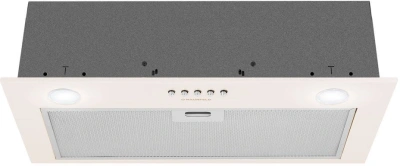 Вытяжка встраиваемая Maunfeld Crosby Singl 60 бежевый управление: кнопочное (1 мотор)