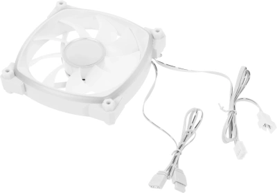 Вентилятор для корпуса Accord ACC-U12 ARGB 120х120x25 белый 4-pin 27дБ (ACC-U12 ARGB WHITE) brown box