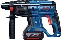 Перфоратор Bosch GBH 180-LI BL Set патрон:SDS-plus уд.:2Дж аккум. (кейс в комплекте)