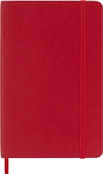 Блокнот Moleskine CLASSIC SOFT QP613F2 Pocket 90x140мм 192стр. нелинованный мягкая обложка красный