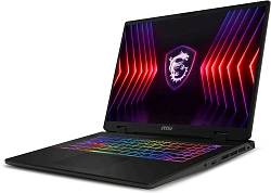 Ноутбук MSI Sword 17 HX B14VFKG-046XRU Core i9 14900HX 16Gb SSD1Tb NVIDIA GeForce RTX4060 8Gb 17" IPS FHD+ (1920x1200) без ОС grey space WiFi BT Cam (9S7-17T214-046)