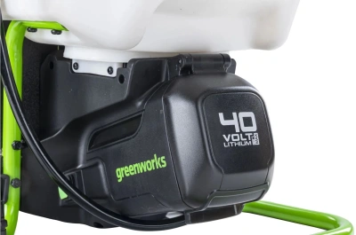 Опрыскиватель Greenworks G40BPS аккум. ранц. 15л белый/зеленый (5300007UA)