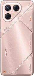 Смартфон Tecno Pova 7 5G 256Gb 8Gb розовый моноблок 3G 4G 2Sim 6.78" 1080x2460 Android 15 50Mpix 802.11 a/b/g/n/ac/ax NFC GPS GSM900/1800 Protect microSD max1024Gb