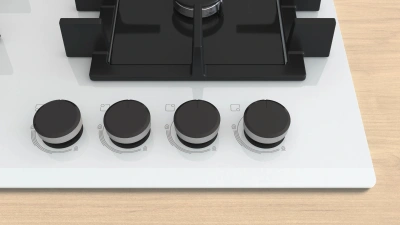 Газовая варочная поверхность Bosch PNK6B2P40R белый