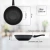 Сковорода ВОК (WOK) Starwind Chef Induction SW-CHI4028WGR круглая 28см покрытие: Pfluon ручка съемная (без крышки) серый