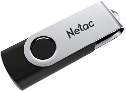 Флеш Диск Netac 256GB U505 NT03U505N-256G-30BK USB3.0 черный/серебристый