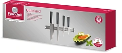 Набор ножей кухон. Rondell Baselard RD-1160 компл.:5предм. магн.держ. черный подар.коробка
