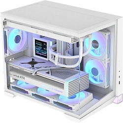 Корпус Formula Crystal Z4M белый без БП mATX 2x120mm 1xUSB2.0 1xUSB3.0 audio bott PSU