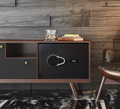 Сейф мебельный Deli Andesite ET540 встраиваемый 250x350x250мм электронный/ключевой