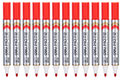 Маркер для досок Deli EU00340 Mate круглый пиш. наконечник 2мм красный