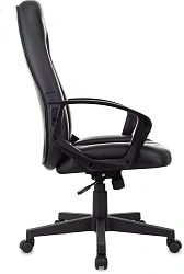 Кресло руководителя Бюрократ T-898 черный Leather Black экокожа крестов. пластик