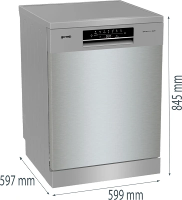 Посудомоечная машина Gorenje GS643D90X ( 3 корзины ) серый (полноразмерная)