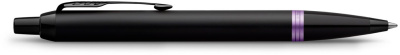 Ручка шариков. Parker IM Vibrant Rings K315 (2172951) Amethyst Purple PVD M син. черн. подар.кор.