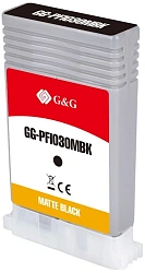 Картридж струйный G&G GG-PFI030MBK PFI-030MBK черный матовый (55мл) для Canon imagePrograf TA-20/30 TM-240/340