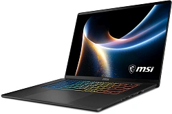 Ноутбук MSI Stealth 16 AI+ B3WH-013RU Core Ultra 9 386H 32Gb SSD1Tb NVIDIA GeForce RTX5070Ti 12Gb 16" OLED QHD+ (2560x1600) Windows 11 Home black WiFi BT Cam (9S7-263111-013)