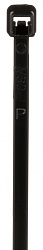 Стяжка пластиковая Panduit PLT2M-M30 203x2.5мм (упак:1000шт) нейлон погодостойкий внешний (-60/+115) черный