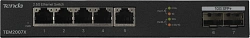 Коммутатор Tenda TEM2007X (L2) 5x2.5Гбит/с 2SFP+ неуправляемый